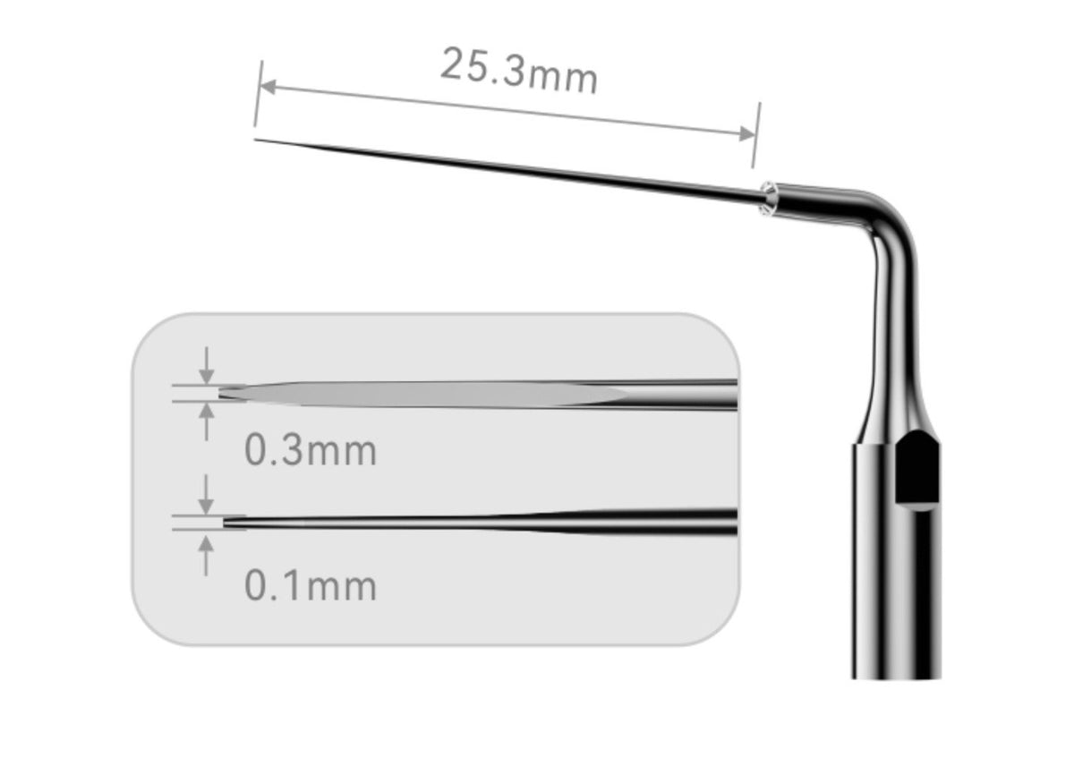 Punta Endodontica Woodpecker DTE – ED1 – Pulizia Canale Radice Per ACTEON, Satelec, NSK